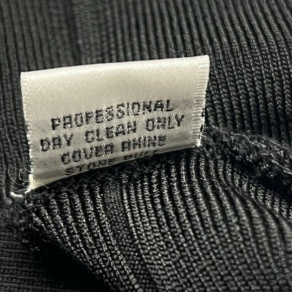 Cache Black Long Sleeve Zip Up Zip Down Sweetheart Neck Sweater Women's Large - Picture 9 of 11